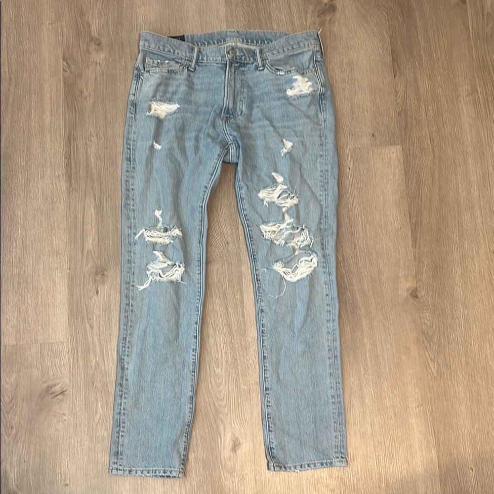 Abercrombie & Fitch Blue Skinny Jeans